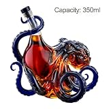 Rum Edition butelka z ośmiornicą 3D, dekoracja głębinowa butelka Stanley, ekspozycja sztuki żeglarskiej, ekspozycja na wino, likier, napoje gazowane i kubek Stanley
