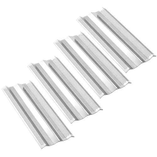 GRILLJOB Grill Heat Plates Flame Tamer for Blaze LTE & LTE2 32/34 / 40 Inch Gas Grill Models Stainless Steel 4 Pack Replacement Parts for Blaze Grill BLZ-32-064