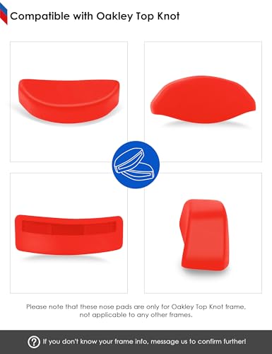 Image of BLAZERBUCK Replacement Nose Pieces for Oakley Frogskins Range /Frogskins Range XL /Top Knot /Side Swept /HSTN /Spindrift /Wildrye