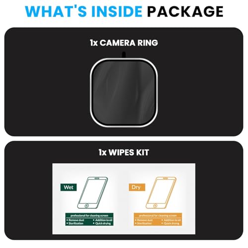 Image of FabeKee Camera Lens Protectors for OnePlus Nord 6 Tough HD Individual Aluminum Alloy Lens Ring Cover, Scratch Resistant, Full Lens Cover| Silver