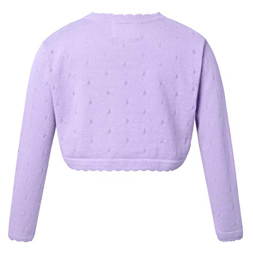 Choomomo Kids Girls Knitted Sweater Cropped Coat Long Sleeve Single Button Closure Dressy Cardigan Jacket2