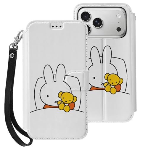 iPhone17Pro用ケース手帳型 ミッフィー あいふぉん17Pro 携帯カバー 財布型 耐衝撃 全面保護 カード収納 スタンド機能 手触りが良い 人気 キャラクター 可愛い アイホン17Proカバー