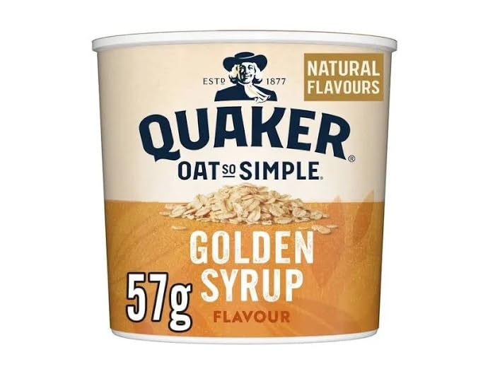 Oat So Simple Golden Syrup Porridge Pots, 57 g (Pack of 8)