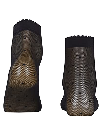 FALKE Women's Dot 15 Denier Dress Socks, Patterned, Sheer, 1 Pair2