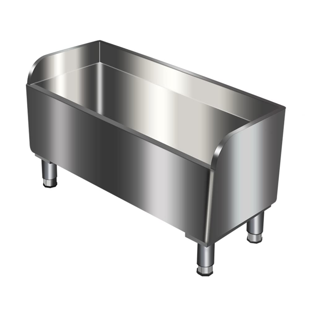 ASerZenith 304 Stainless Steel Floor Mount Mop Sink - With Sink Drainage/Strainer - For Commercial Kitchen, Restaurant, Garages, Basements(Silver-80X41X60Cm)