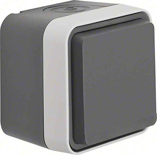 Berker AP-Steckdose SCHUKO lichtgrau - 2 Stück Berker AP-Steckdose SCHUKO lichtgrau - 2 Stück