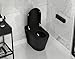 ANZZI ENVO Echo Elongated Smart Toilet Bidet in Matte Black with Auto Open, Auto Close, Auto Flush, Heated Seat, Voice Commands, and Wifi Controls | TL-STFF950WIFI-MB