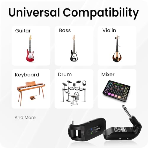 Fesley 2.4Ghz Wireless Guitar System: Better Audio Resolution thumb #6