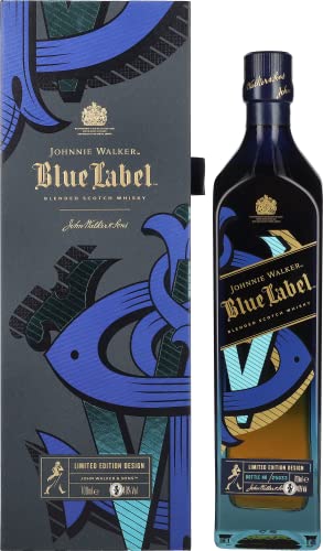 Johnnie Walker Blue Label | Blended Scotch Whisky | limitierte Auflage 2021 | handverlesen aus schottischen Gefilden…