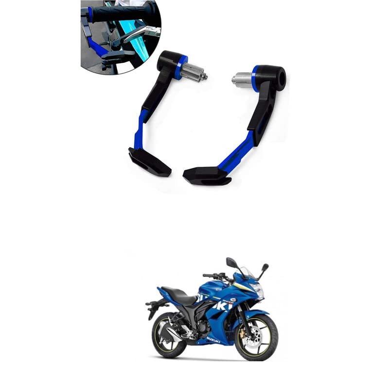 Universal 7/8in 22mm Motorcycle Adjustable Brake Clutch Lever Protector CNC Lever Protector Guard Handlebar Hand Guard (BLUE) Comfortable With Gix-xer-picture-13