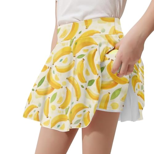 Athletic Skorts for Girls Tennis Skirts with Shorts Golf Sport Skirt with Pockets Casual Daily Wear 5-14Y