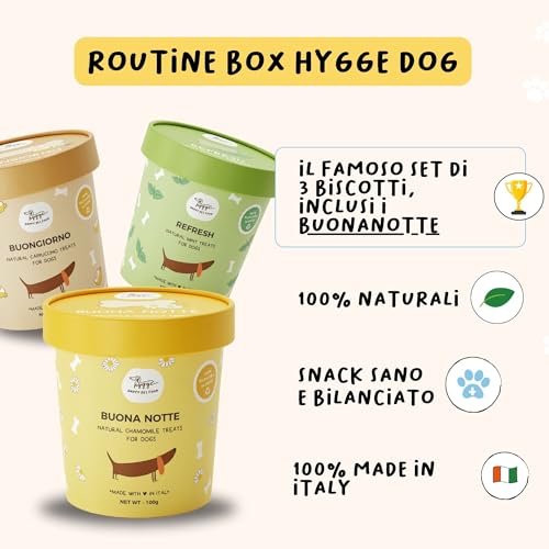 BAU BOX PROVAMI - 800 g Kroketten für Hunde Monoprotein Schweinefleisch - 400 g Nassfutter Hund ohne Getreide Schwein Fenchel - 3 x Kekse Hund Routine Box und köstliche Ergänzung für glänzendes Fell -
