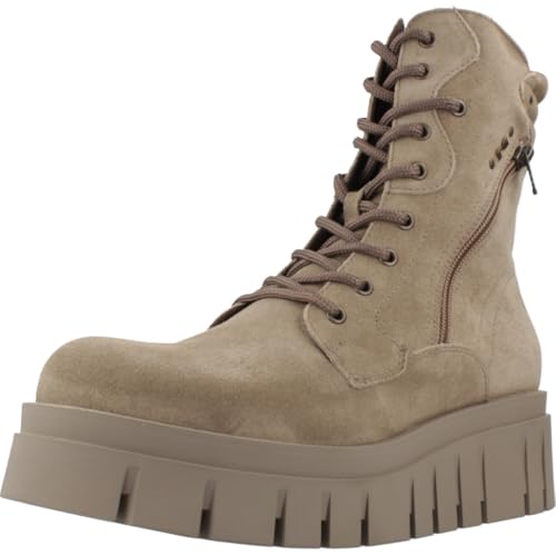 NeroGiardini - Anfibi platform beige NeroGiardini