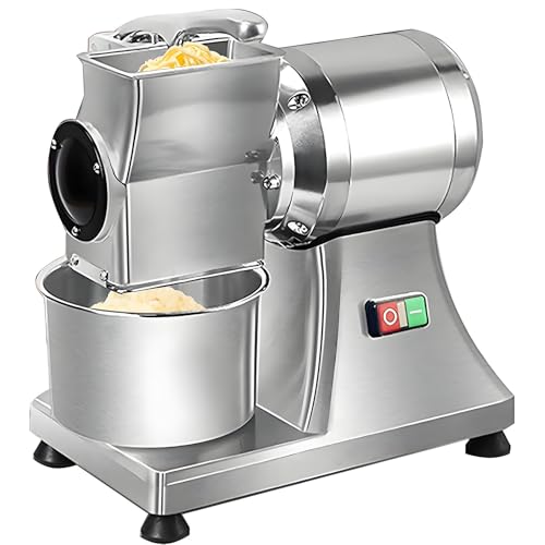 Rallador eléctrico comercial de queso 0.75HP con contenedor miniatura 1