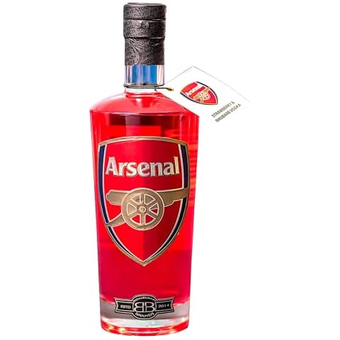 Arsenal FC Strawberry & Rhubarb Vodka Gift Cover