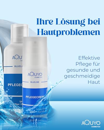 Blueline krema za ekceme, neurodermatitis i osip (100ml) | Krema za njegu suhe, nečiste kože protiv svrbeža i iritacija | Prirodni proizvod bez parabena i parfema