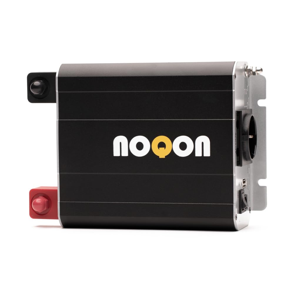 NSP324 Reiner Sinus Wechselrichter 300W 24V auf 230V, USB, Überlastschutz, Überhitzungsschutz, Aluminiumgehäuse - DC/AC Spannungswandler, Umwandler, Stromwandler für Haushaltsgeräten