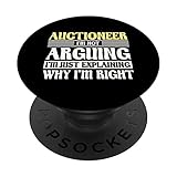 Auktionator Öffentlicher Verkauf Bieten Auktion Verkäufer PopSockets mit austauschbarem PopGrip