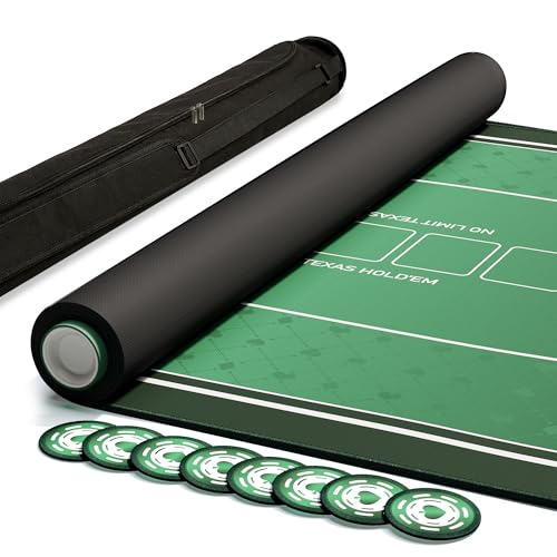 EVTHSU Poker Table Top Mat 70