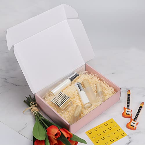 Image of HORLIMER 12x9x3 inches Shipping Boxes Set of 20, Pink Medium Corrugated Cardboard Gift Mailer Box
