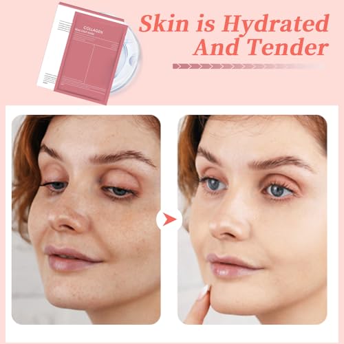 8 Stück Bio Collagen Mask Korean, Bio Collagen Deep Hydration Mask Overnight, Bio-Kollagen-Gesichtsmask, Anti-aging Kollagen Gesichtsmaske, Reduziert Feine Linien und Faltecn