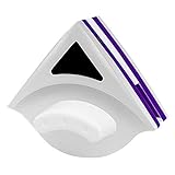Komake Limpia Cristales Magnetico,Limpiador de Ventanas Magnetico de Doble Cara,Limpiacristales para Cristales de Doble Capa,Cepillo de Limpieza Doble Cara con Cuerda Anticaída,18-30mm