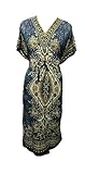 Photo Gallery gavya international abito da donna caftano, grigio, taglia unica Photo Gallery gavya international abito da donna caftano, grigio, taglia unica