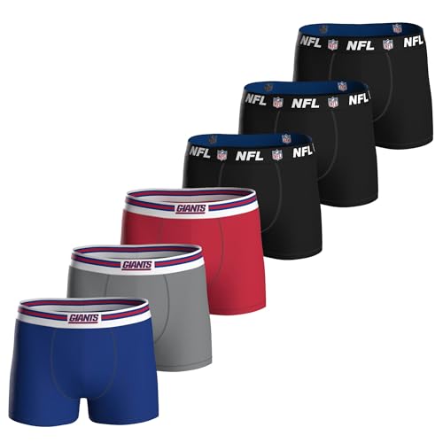Calzoncillos tipo bóxer NFL confeccionados en mezcla de algodón premium suave pack de 6