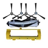 FCOIN Robot Vacuum Cleaner Roller Main Brush Cover Side Brush ,Compatible for Ilife ,A9s A9 A7 A80 Plus A10s L100 ,Vacuum Cleaner Accessory Replacement(Set1)