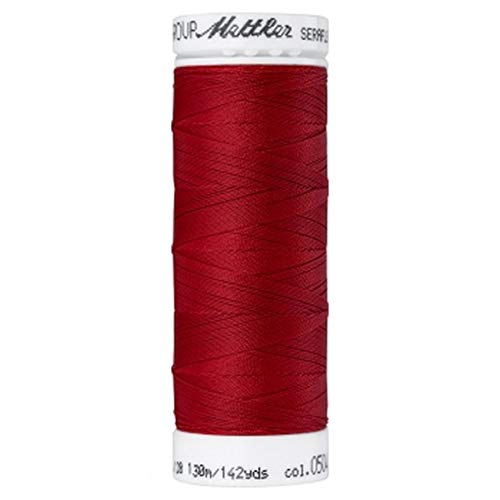 MettlerSeraflex Elastic Thread 50wt 142yd-Country Red 7840-504