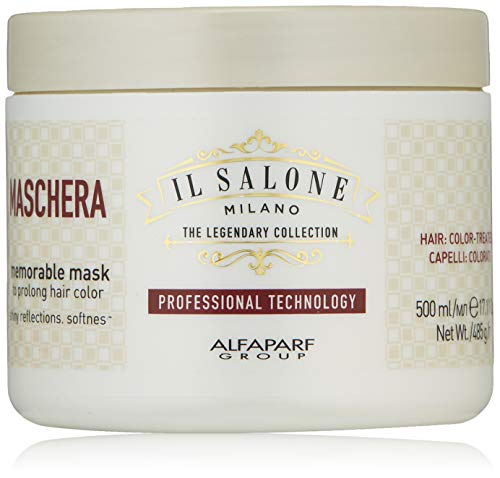 Il Salone Milano Professional Memorable Mask for Color Treated Hair - Protects and Prolongs Color - Premium Quality - 17.20 Oz. / 500ml
