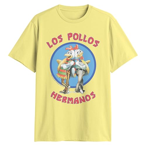 Mad Engine Breaking Bad Los Pollos Hermanos Mens Adult T-Shirt