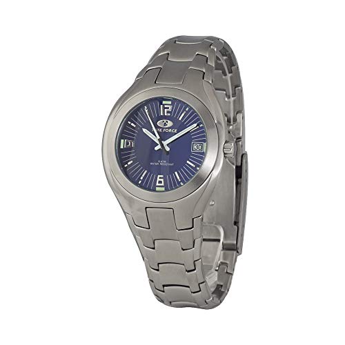 TIME FORCE Reloj Analógico para Unisex Adultos de Cuarzo con Correa en Acero Inoxidable TF2582M-02M