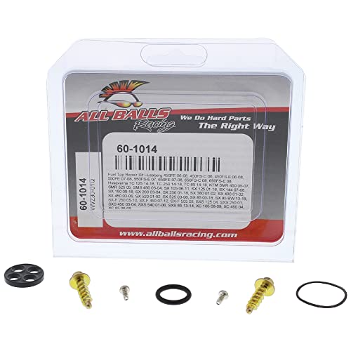 Image of All Balls Racing 60-1014 Fuel Tap Repair Kit Compatible With /Replacement For Husaberg FE 450 2006-2008, FS 650 E, FS 650 C 2008, FS 550 E 2007, FS 450 E 2006, 2008, FE 650 C, FE 550 E 2007-2008