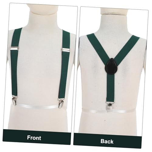 LIFKOME Adjustable Bow Tie and Suspenders Set for Boys Elastic Suspenders for Trousers and Jeans for Tuxedos Weddings and Formal Events2