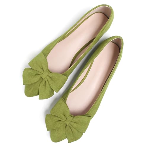 Image of Dear Time Women's Ballet Flats Dress Ballet Shoes Slip on for Office Work Comfortable Shoes
