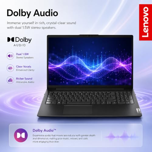 Image of Lenovo V15 Business Laptop 2026 Edition, AMD Ryzen 3 7000-Series(Beat i7-1065G7), 15.6 inch FHD Display, 16GB DDR5 RAM, 1TB NVMe SSD, Wi-Fi 6, Ethernet RJ-45, Dolby Audio, Windows 11 Pro