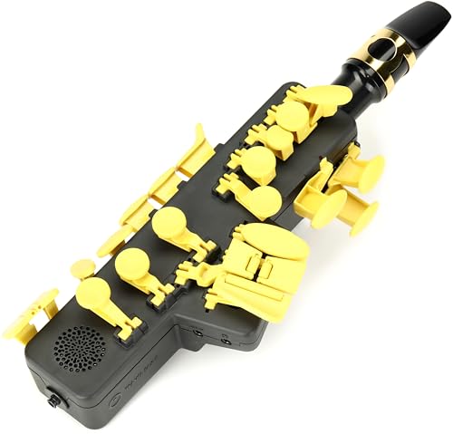 Image of Travel Sax 2 (Yellow Camel) - Compact Digital Saxophone for Silent Practice Anywhere | Lightweight Electronic Sax with Real Alto Mouthpiece, Built-in Speaker, Bluetooth MIDI /Audio, USB-C, 70+ Internal