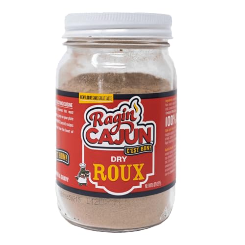 Ragin' Cajun Rich Seafood Bisque Mix - 5 oz Box, No MSG, Authentic Louisiana Creole Shrimp Soup, Perfect for Quick Family Meals, Gourmet Crab Crawfish Stew, Easy Cajun Recipe with Premium Creole Flavor