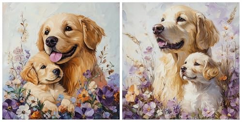 Peinture Diamant 5D Chien | Kit DIY relaxation pour adulte