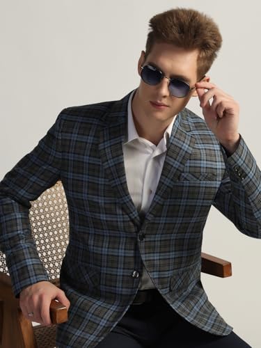 Image of TAHVO Tweed Blazer for Men - Formal & Casual Winter Wear Blazer