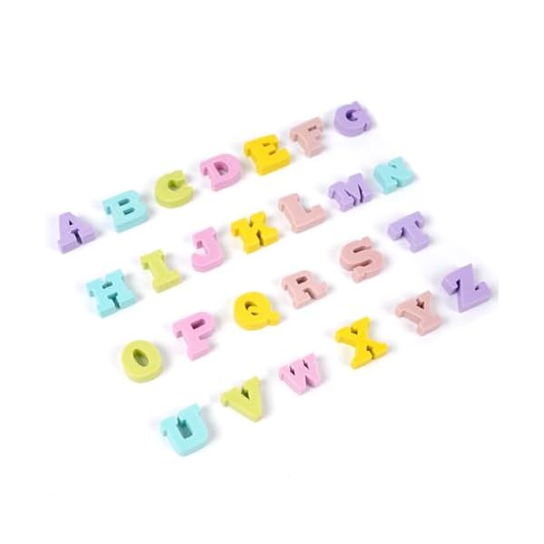 Letters mini erasers for kids classroom alphabet cute erasers bulk colorful pencil erasers for preschoolers toddler learning spelling back to school supplies 52pcs abc education with box  urban country home decor