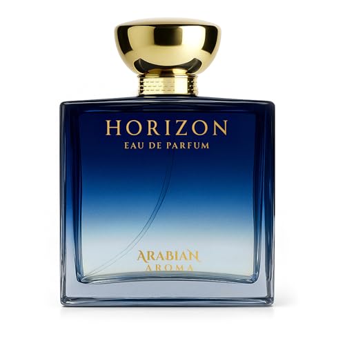 Image of Arabian Aroma Horizon Men's Perfume | Fresh and Long-Lasting Fragrance | Refreshing fragrance for men | Eau De Perfume | Long Lasting Perfumes for Men (100ML)