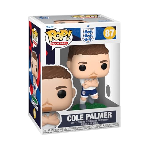 Funko POP! Football: England - Cole Palmer - Figura in vinile da collezione - Idea regalo - Prodotto ufficiale - Giocattoli per bambini e adulti - Modello di figura per collezionisti ed esposizione