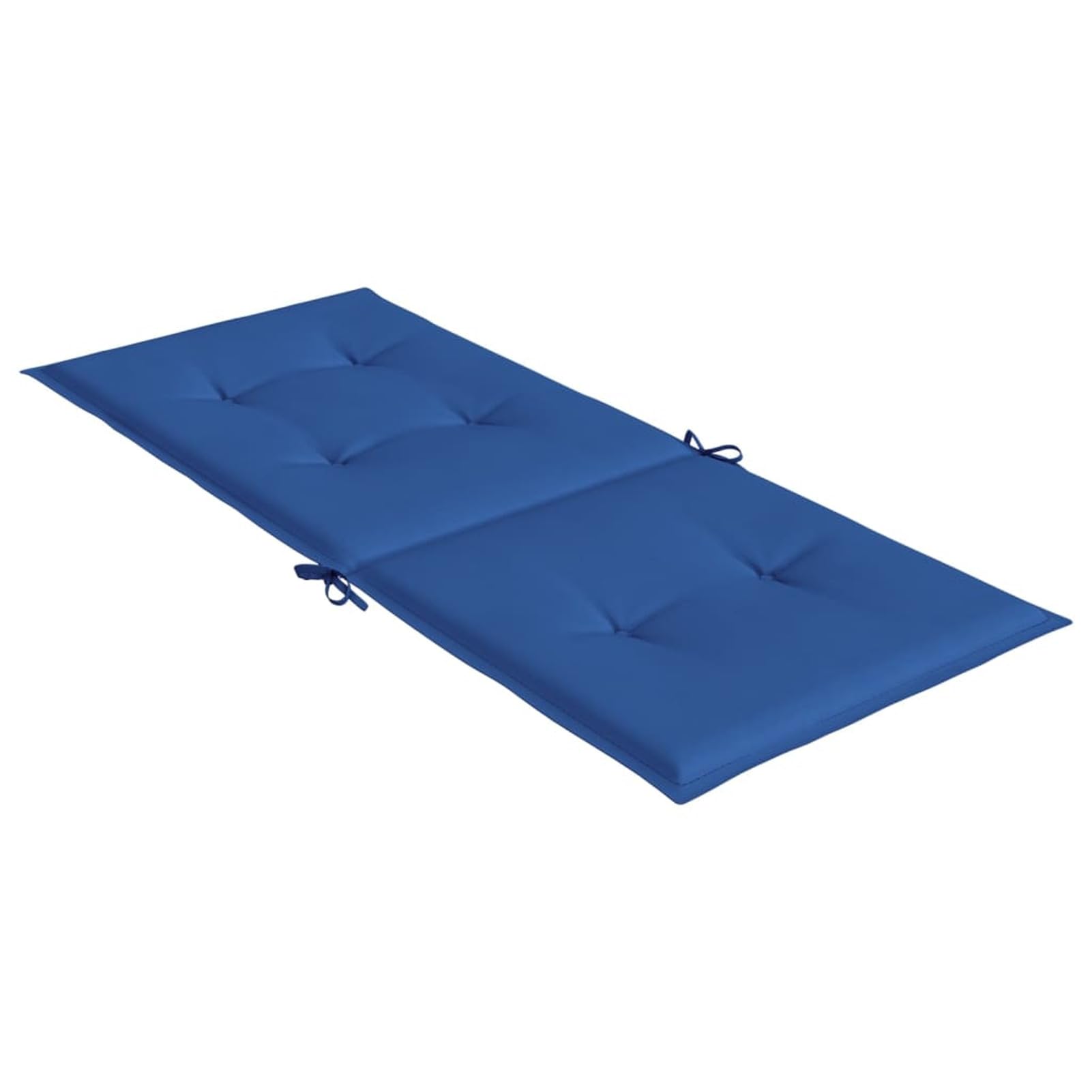 Homgoday Cojines para sillas, 4 unidades, color azul real, 120 x 50 x 3 cm, de tela, sillas de exterior, sillas de comedor para jardín, muebles de jardín, muebles de exterior, patio, terraza,