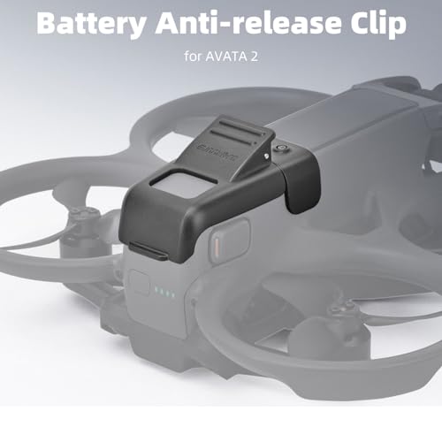 Image of Avata 2 Battery Anti-Release Buckle, Battery Holder Clip for DJI Avata 2 FPV Drone, Battery Anti-Falling Protection Guard Fixator Anti-Lost Fastener for DJI Avata 2 Accessories, black