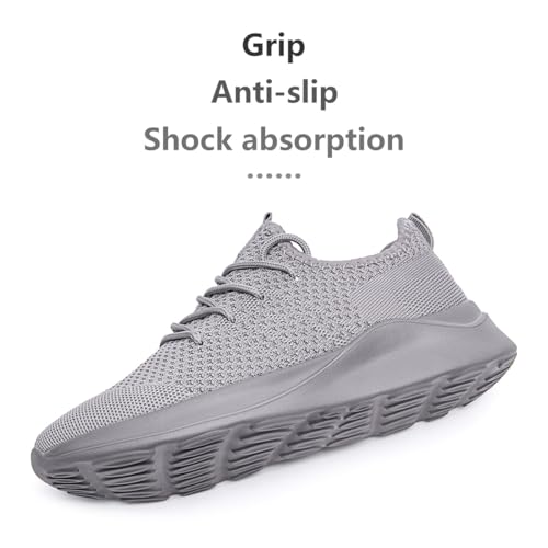 Image of DLWKIPV Running Shoes for Men Slip on Tennis Walking Sneakers Lightweight Non Slip Workout Gym Sports Volleyball Shoes Outdoor Athletic Casual Fashion Breathable Trainers