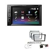 DAB Radio mit Antenne, Bluetooth (Freisprech, Audio Streaming), weiße Tastenbeleuchtung, USB, AUX, IOS kompatibel, Android kompatibel