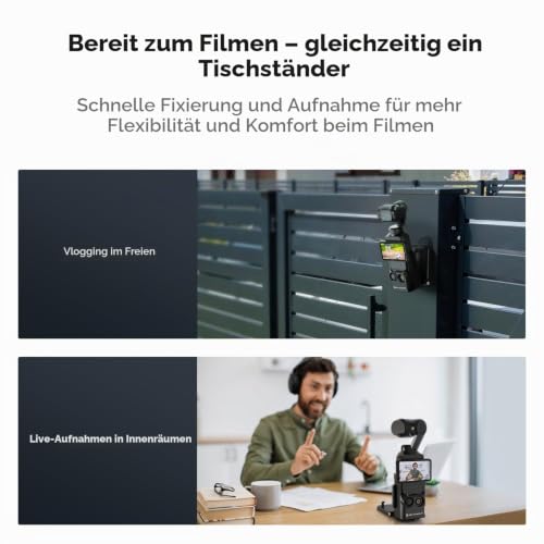 K&F CONCEPT Magnethalterung kompatibel mit DJI Osmo Pocket 3 – Ansicht 5