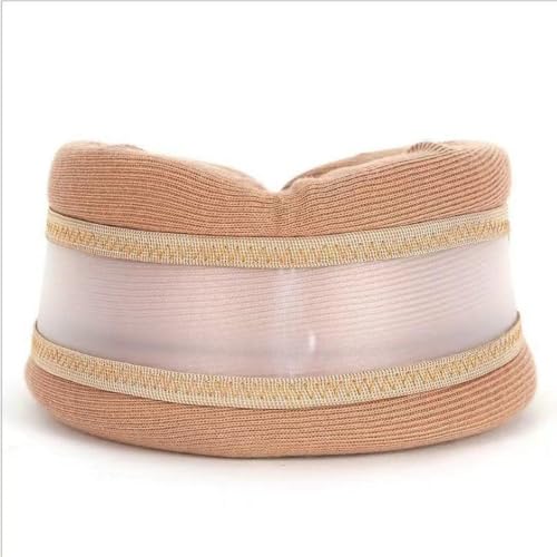 WONTKN首サポーターコルセット頚椎カラー洗える本体フリーサイズ男女兼用自宅用、便利、快適 (イエロー)